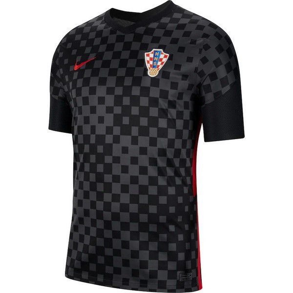 Tailandia Camiseta Croacia 2ª Kit 2020 Negro
